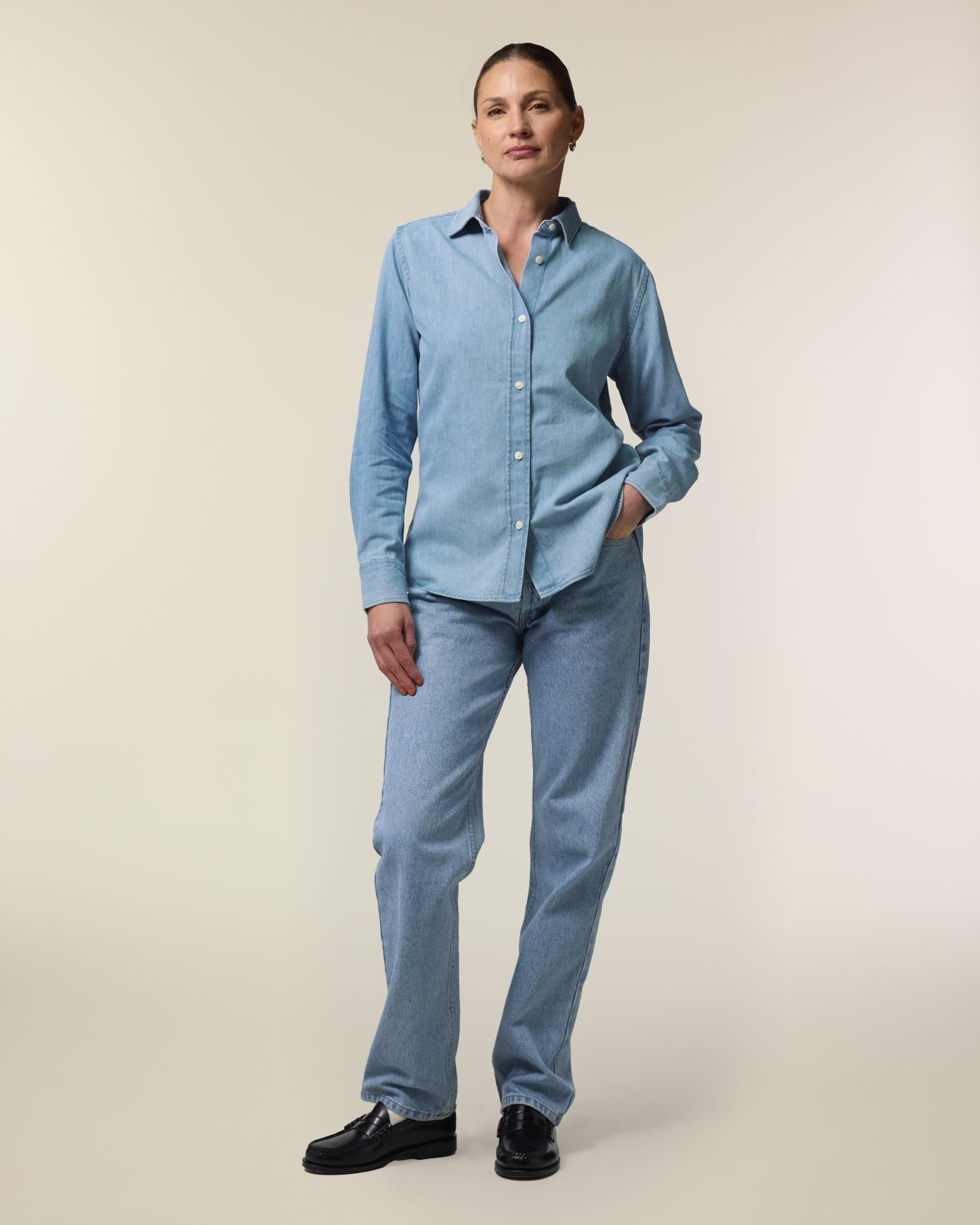 Camisa Stella Denim mujer personalizada - Stanley/Stella