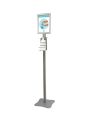 Soporte Dispensador de Gel Hidroalcohólico con Marco