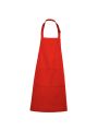 delantal rojo