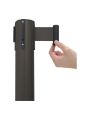 poste extensible negro 2 metros