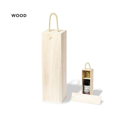 Caja madera personalizada para botella de vino