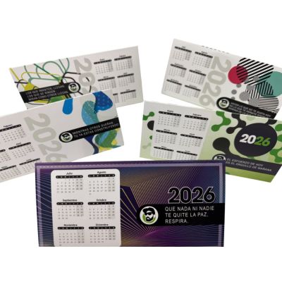 Calendarios de mesa triangulares 2026