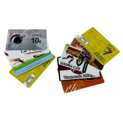tarjetas de plástico