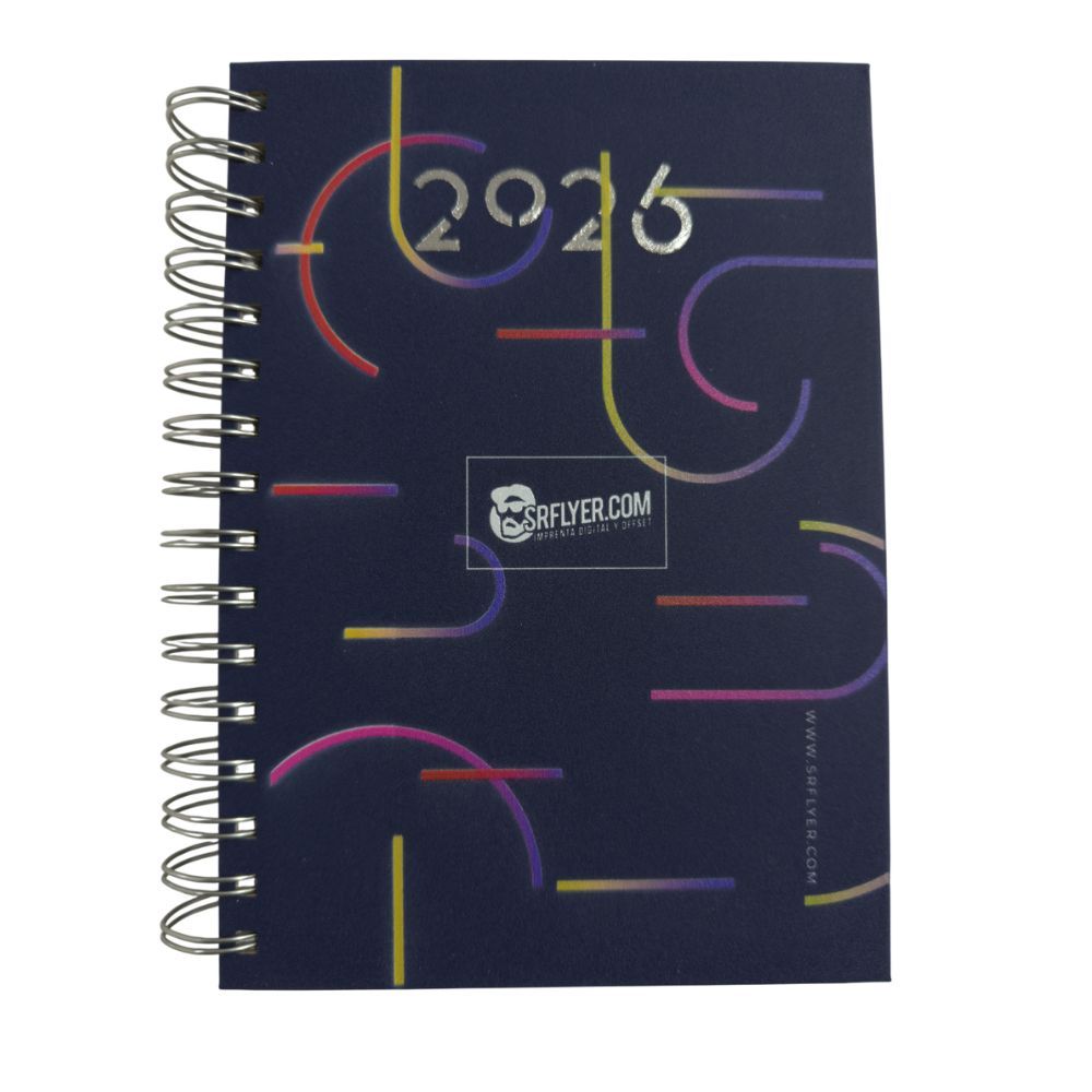 Agenda 2026 personalizada con anillas