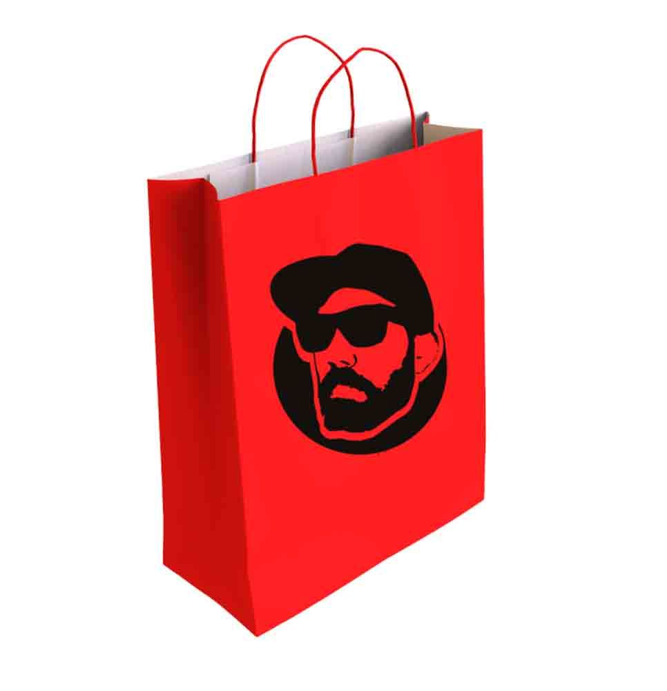bolsas de papel de colores