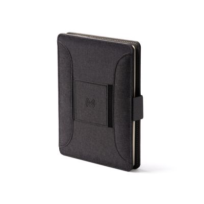 Carpeta A5 Samper con cargador inalámbrico personalizada