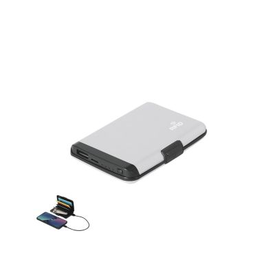 Tarjetero PowerBank Personalizado Chefler Aluminio RFID