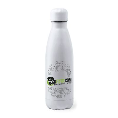 Bidón blanco personalizado a todo color