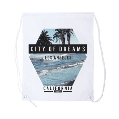 Mochilas de cuerdas blancas personalizadas