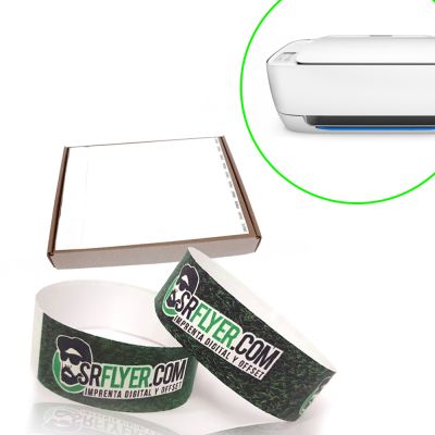 Pulseras Tyvek imprimibles