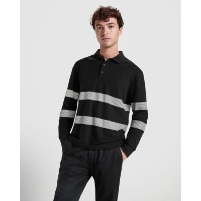 Polo de alta visibilidad Roly Foran L/S manga larga personalizado