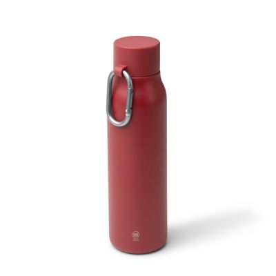 Bidón Cubel personalizado mate 550 ml con mosquetón