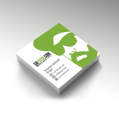 Tarjetas de visita cuadradas