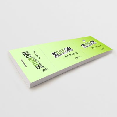 Tickets guadarropa
