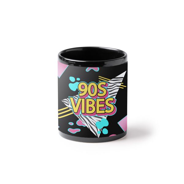 Tazas negras personalizadas