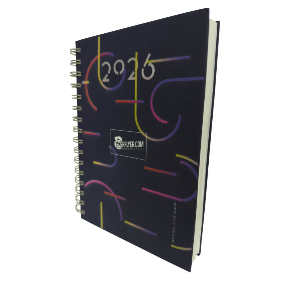 Agenda 2026 con anillas personalizada