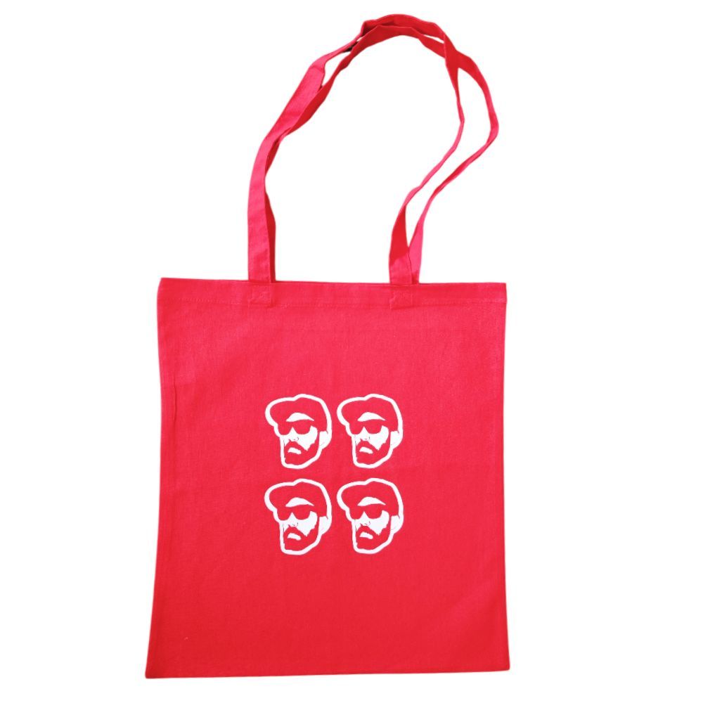 Bolsas de tela color rojas personalizadas