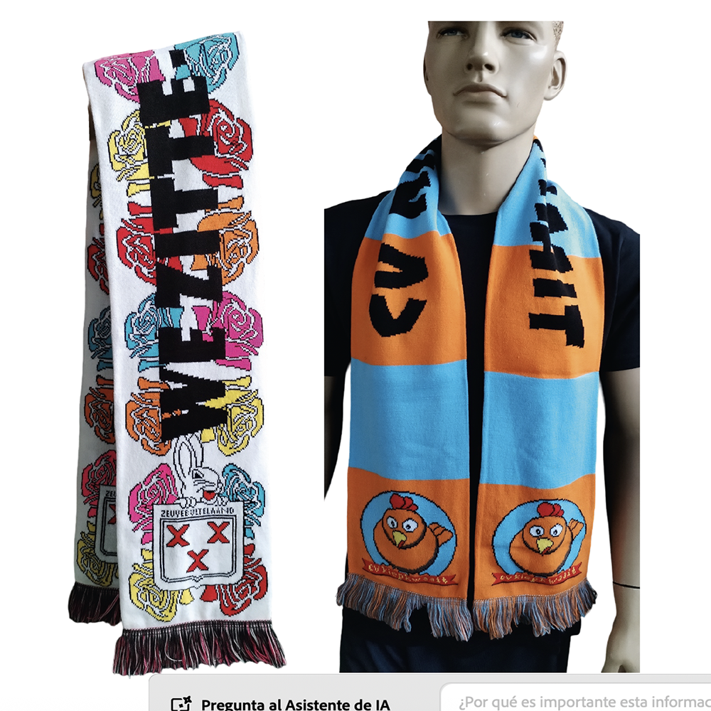 Bufandas tejidas personalizadas