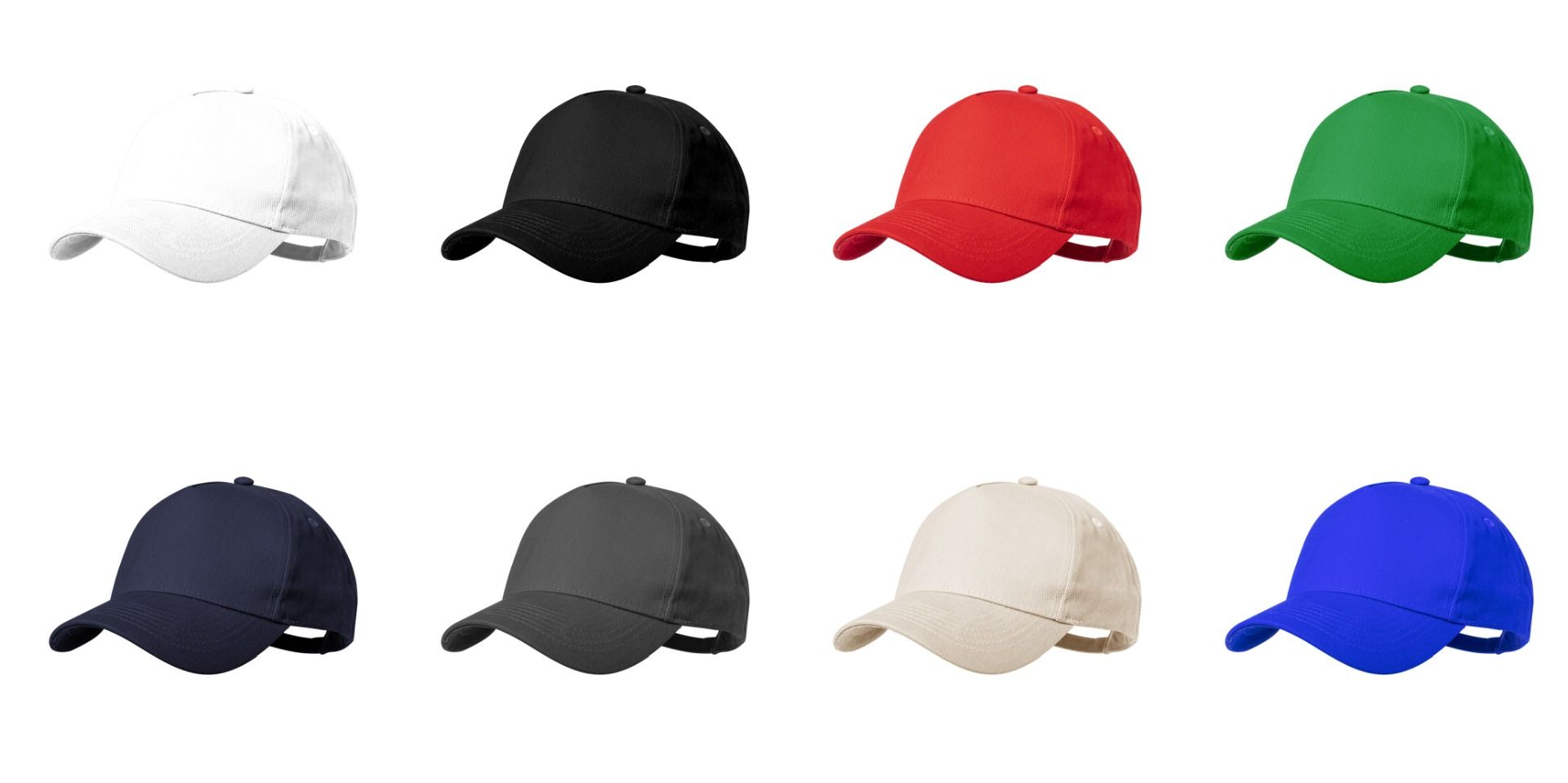Colores gorras de algodón