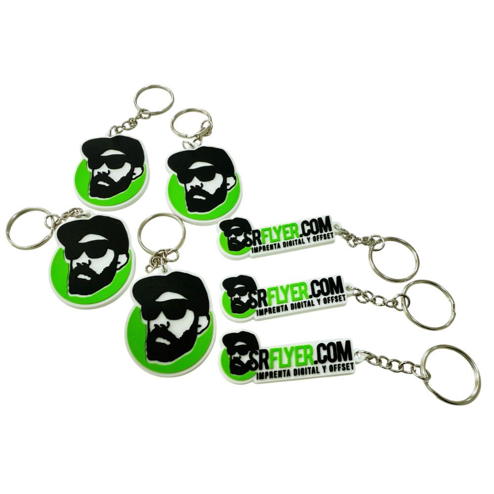 Llaveros de pvc personalizados