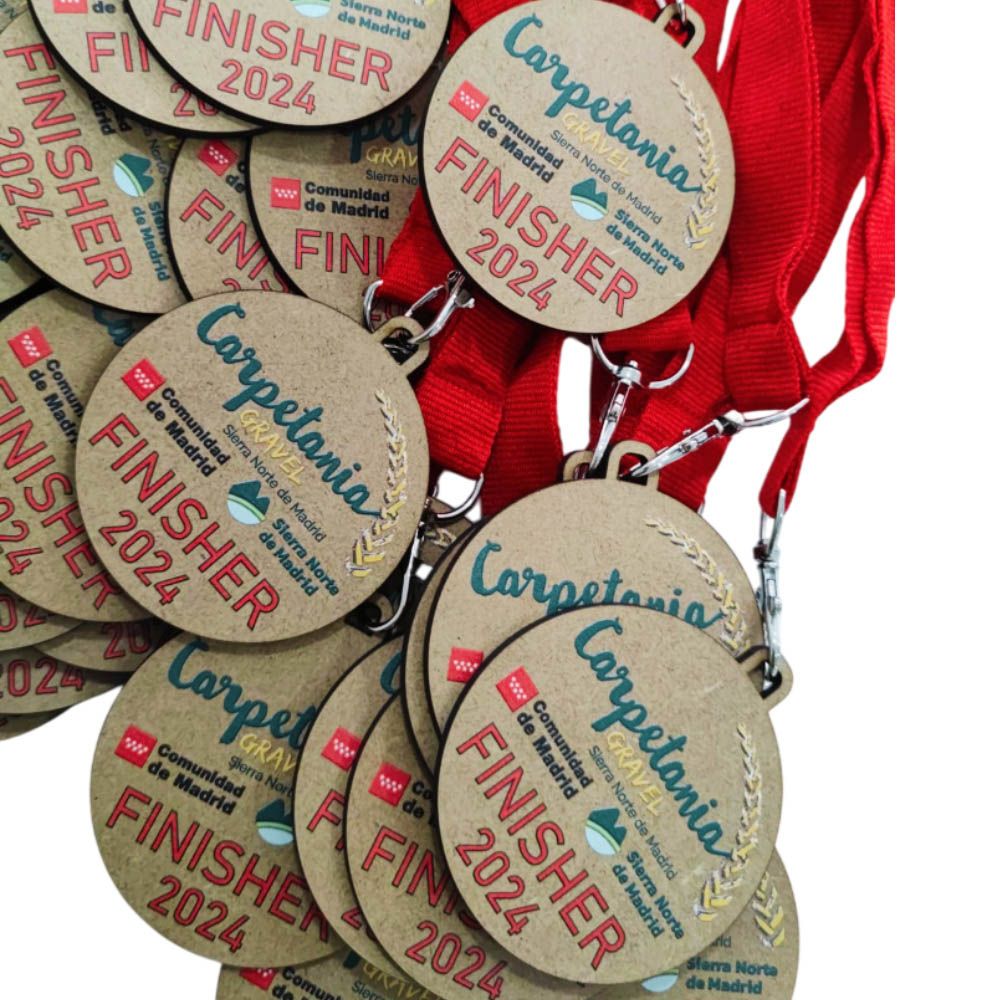 medallas madera personalizadas a todo color