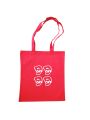 Bolsas de tela color rojas personalizadas