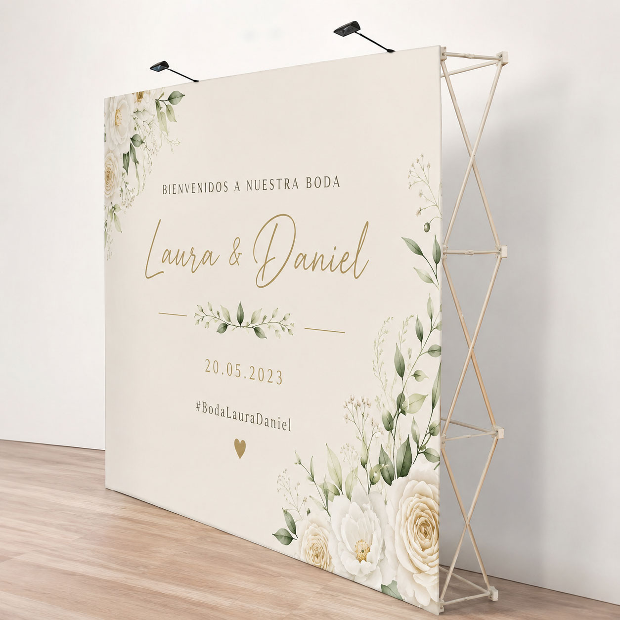 Photocall personalizado para bodas sr flyer