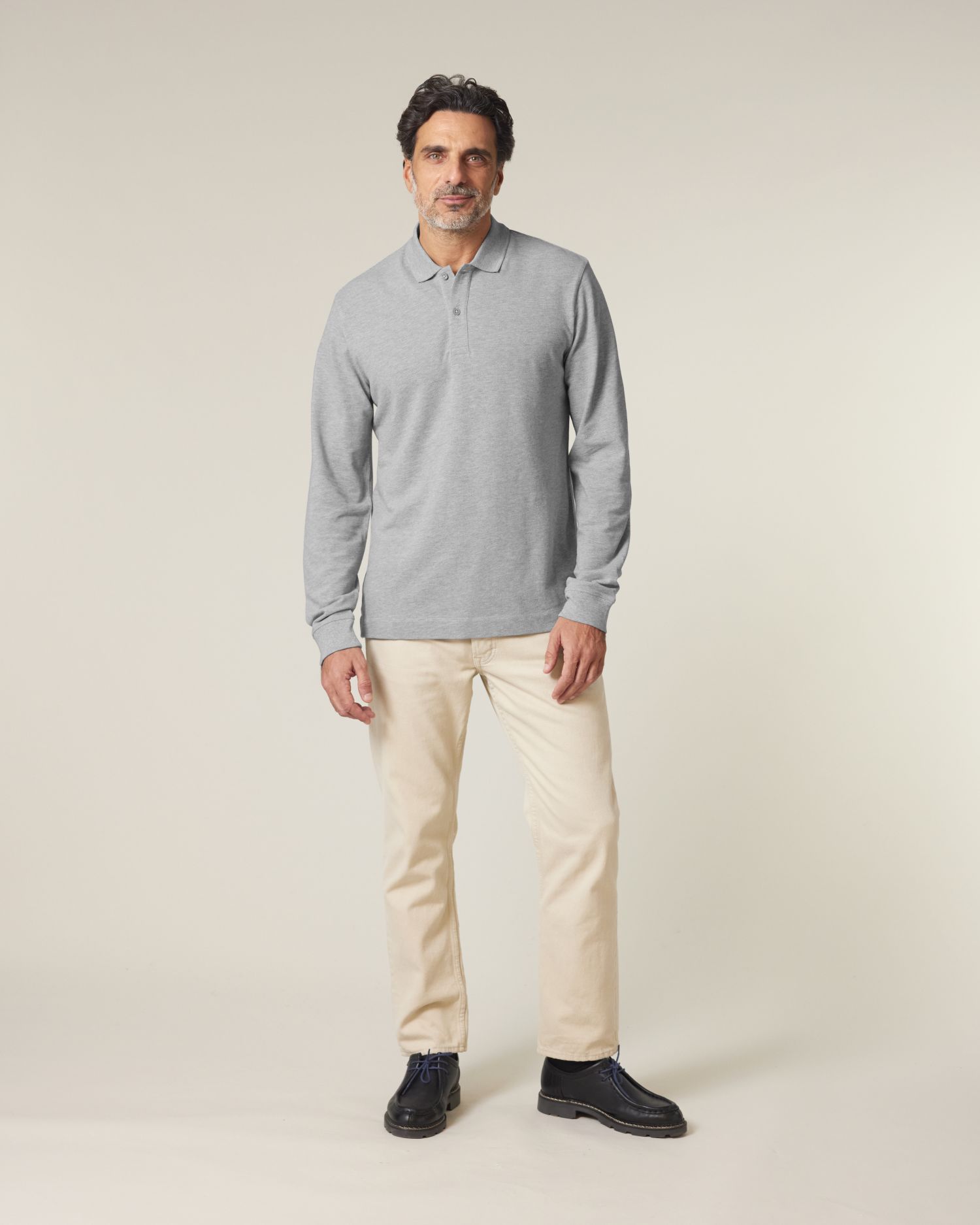 Polo Prepster 2.0 manga larga personalizado - Stanley/Stella