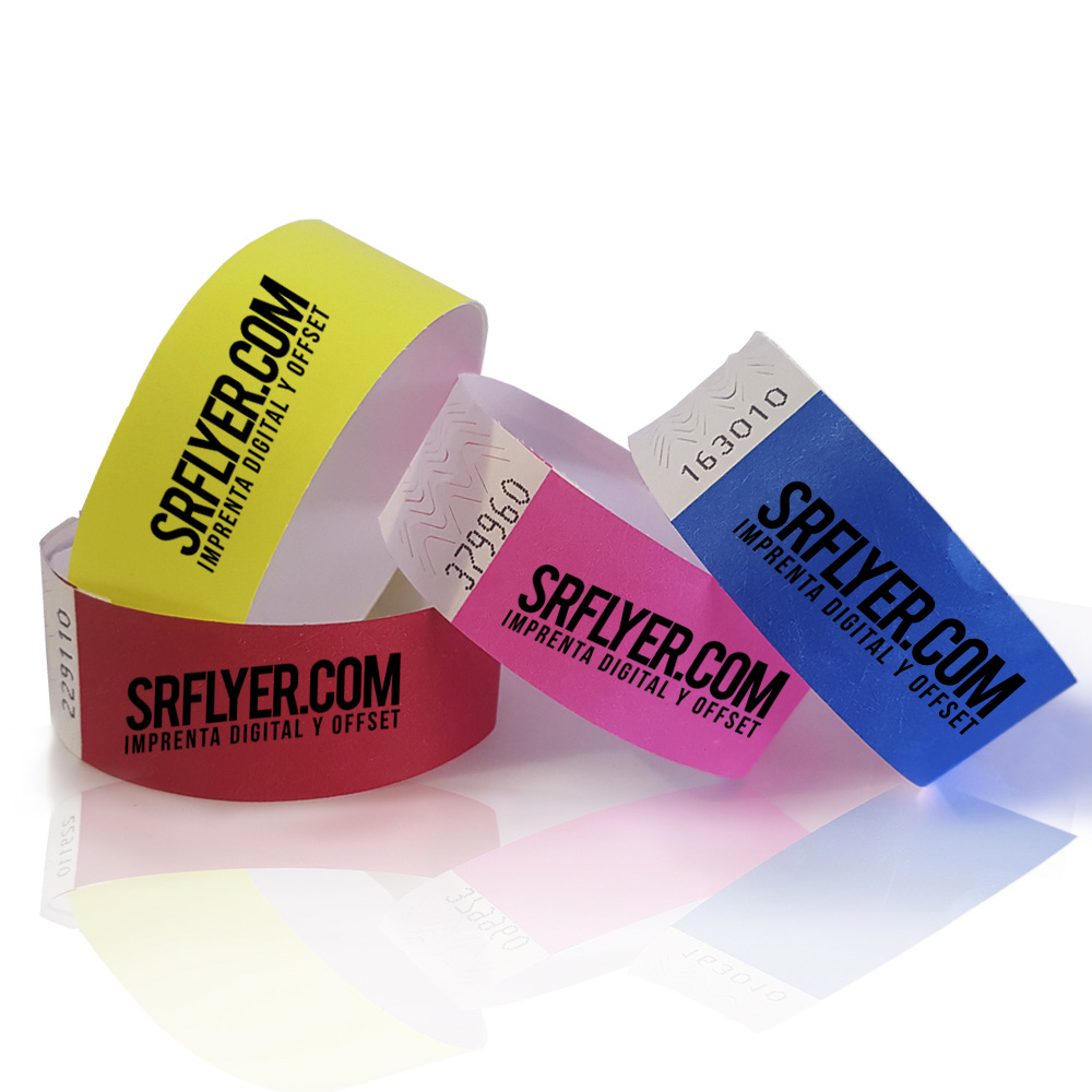 Pulseras Tyvek