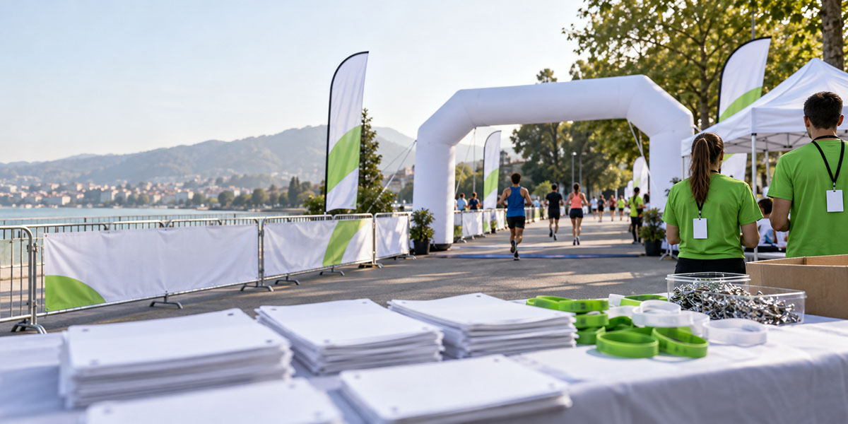 Organizar un evento deportivo: checklist de material 2026