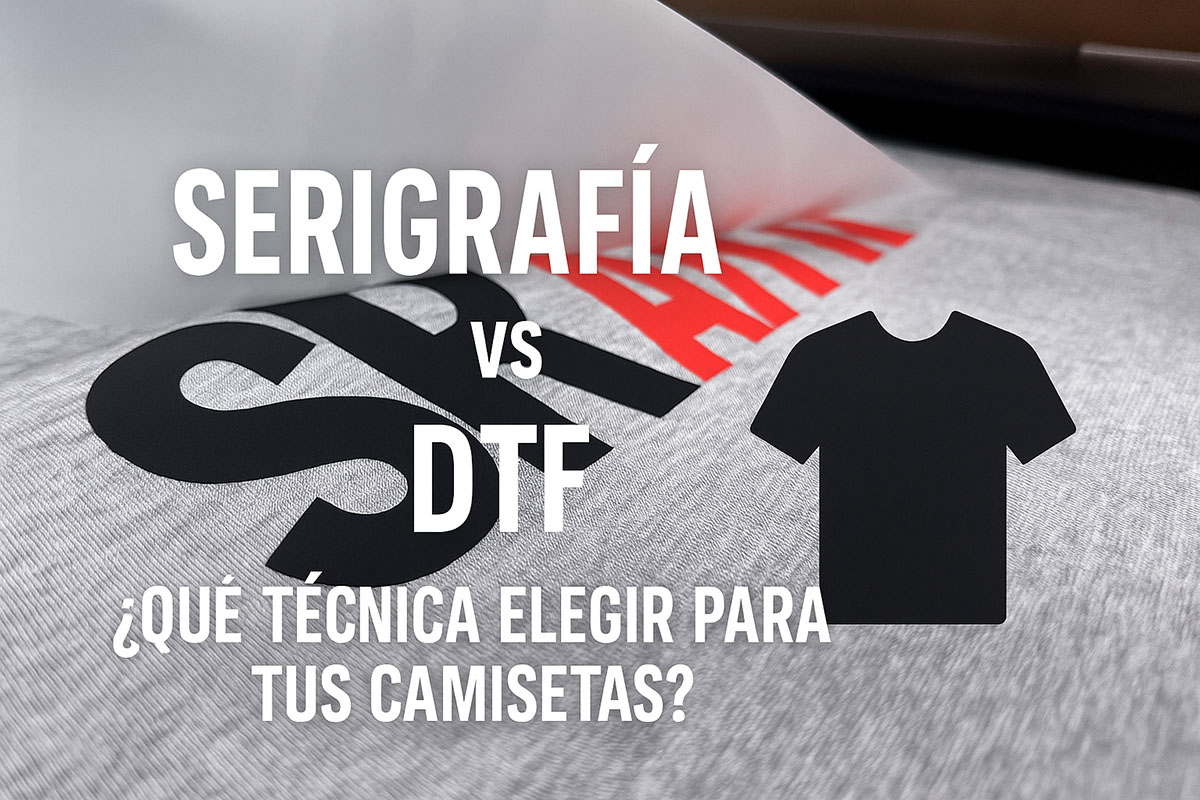 Serigrafía vs DTF: ¿qué técnica elegir para tus camisetas personalizadas?