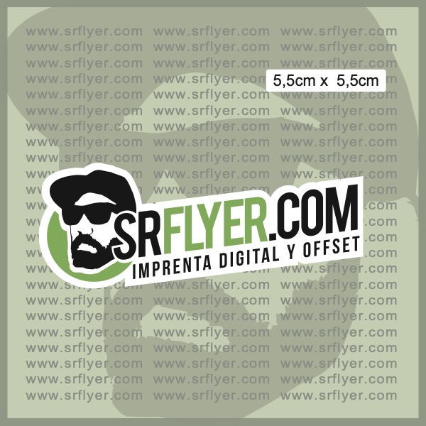 Plantilla tarjeta cuadrada 55x55 mm