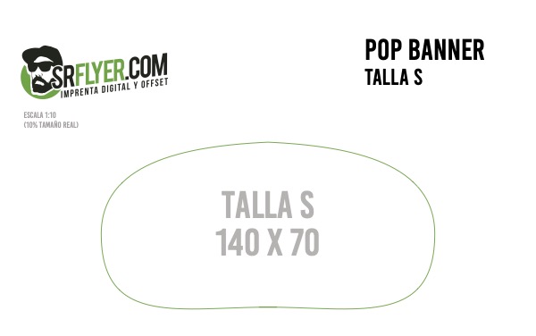 Plantilla Golf banner S - vista previa