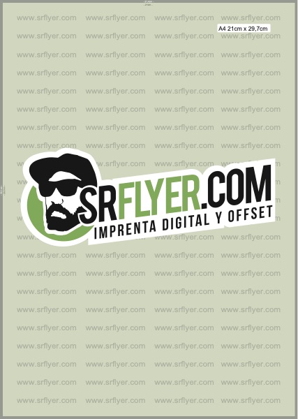 Plantilla flyer A4 SRflyer