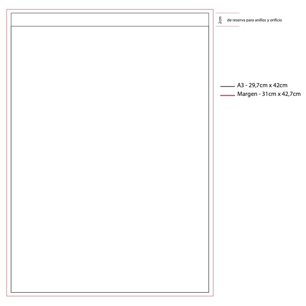 Plantilla Calendario pared A3 personalizable - vista previa