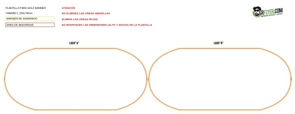 Plantilla Golf banner XL - vista previa
